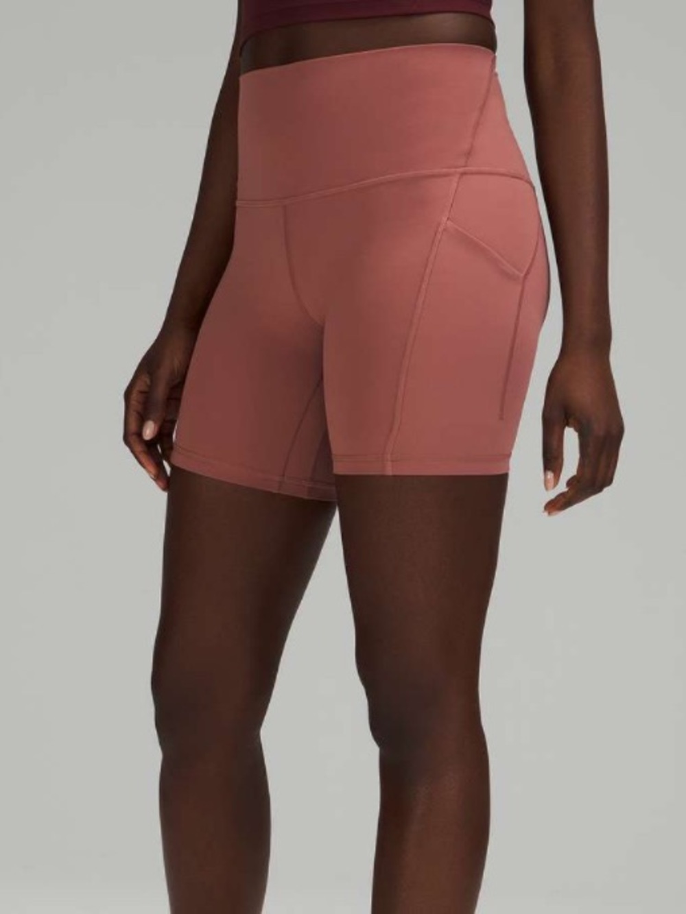 Lululemon Align High Rise Short 6" *Pockets Spiced Chai